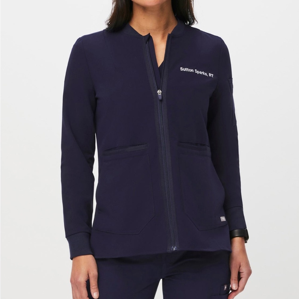 Figs Navy Bellery jacket